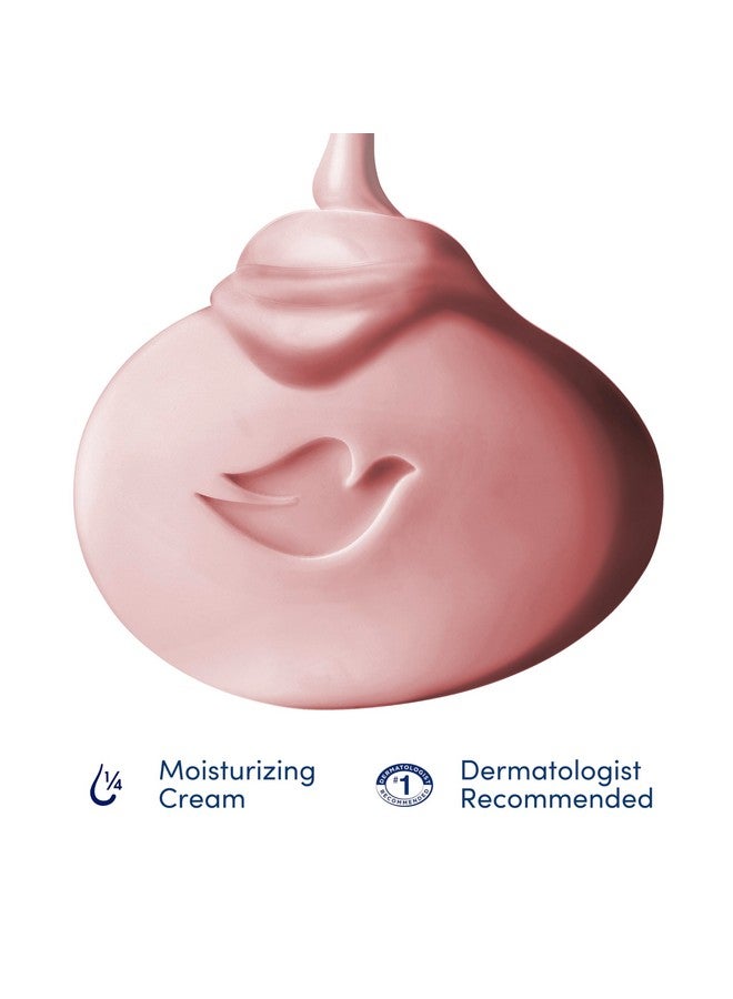 دوف صابون دوف بيوتي بار لإعادة التوازن بخلاصة الخوخ الأبيض وحليب الأرز، 14 قطعة لبشرة مغذية ومرطبة، مع ربع كريم مرطب بتركيبة نباتية، 3.75 أونصة - Image 4