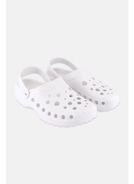 Woz Men Slingback Clogs, White  - Image 1