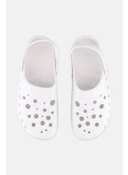 Woz Men Slingback Clogs, White  - Image 3