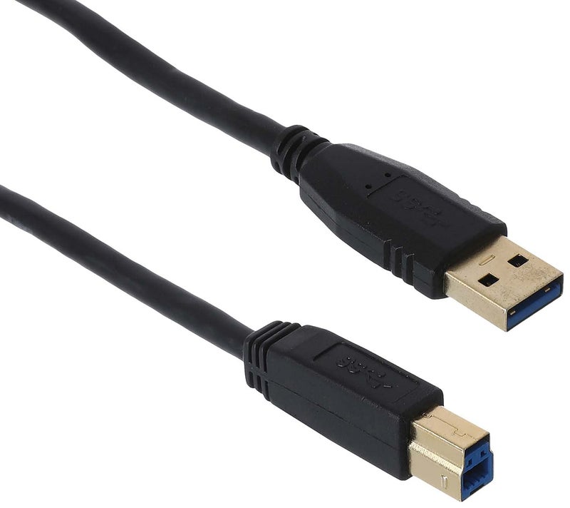 Keendex 1888 usb a to b printer cable, 1.5 meter - black - Image 1