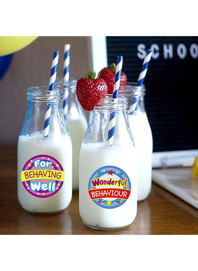 Wownect (Pack of 2) Rewards Encouragement Stationary Stickers Round [1inch][1000 Pcs Labels] Labels For Envelope Seals Packing Seals cards Gift Boxes Shopping Bags Bouquets Cardboard Decoration - Image 3