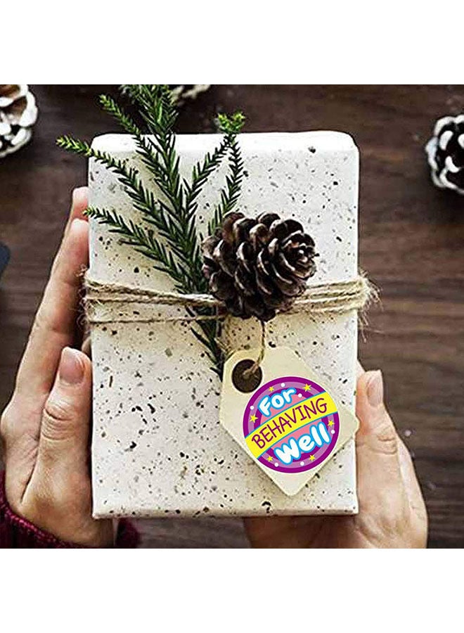 Wownect (Pack of 2) Rewards Encouragement Stationary Stickers Round [1inch][1000 Pcs Labels] Labels For Envelope Seals Packing Seals cards Gift Boxes Shopping Bags Bouquets Cardboard Decoration - Image 2