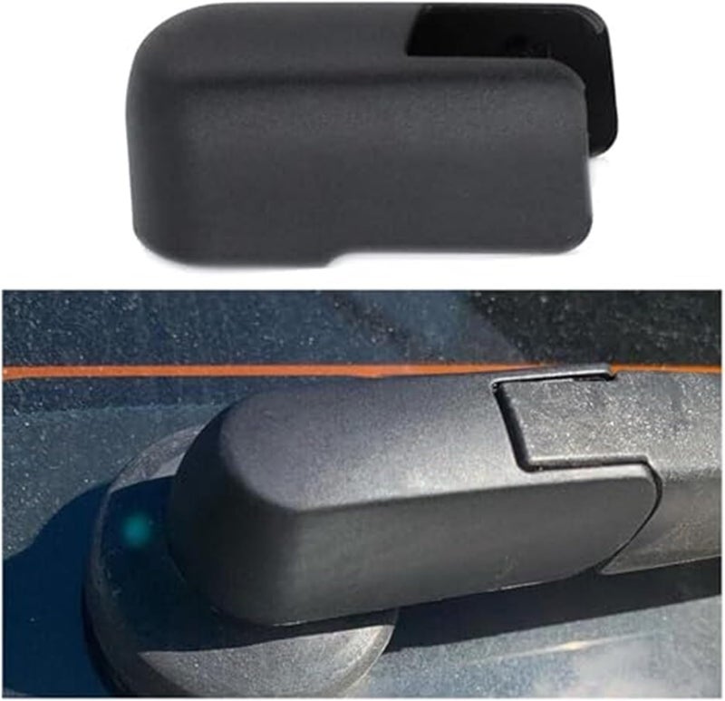 Wivplex Black Rear Windshield Wiper Arm Nut Cover - Image 5