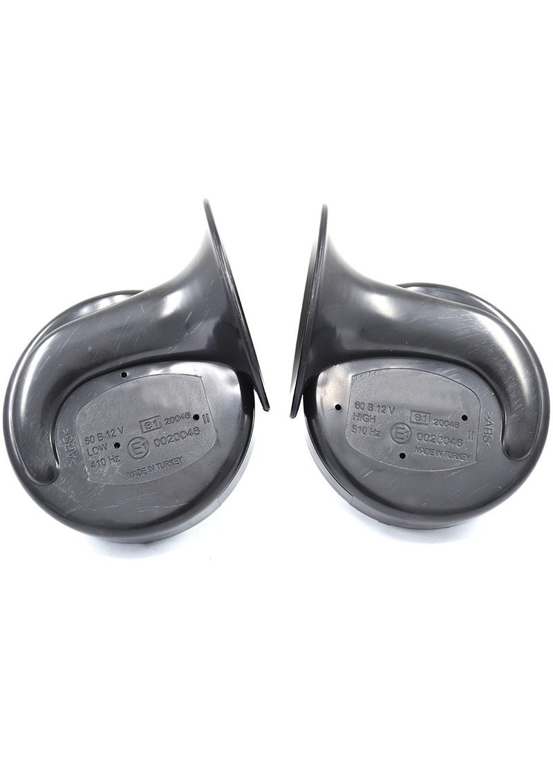 Adam - Universal Dadat Snail Horn Set 12V Chassis Single Plug - Image 1