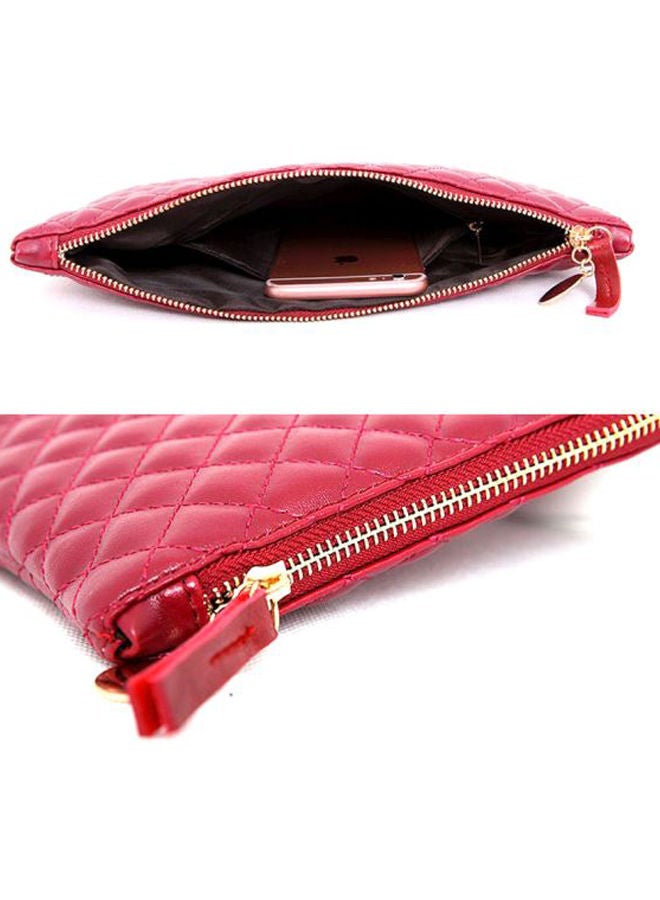 نيبمينينت محفظة سادة على شكل ظرف أحمر - Image 4