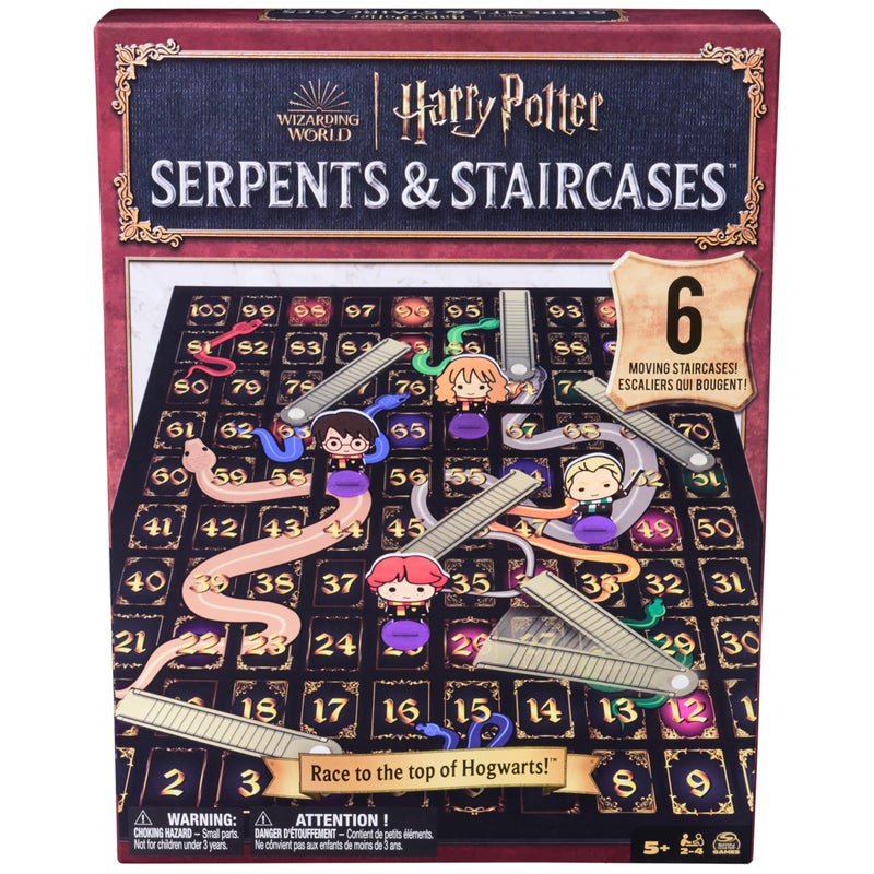 Spin Master Games Wizarding World of Harry Potter Serpents Staircases Classic Game Harry Potter Game for Muggles for Kids Family 14 Players for Ages 5 Up - Image 3