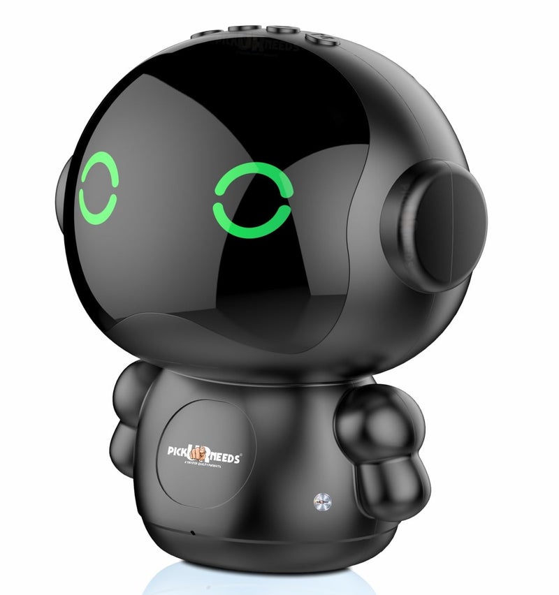 Pick Ur Needs Rechargeable Wireless Mini DJ Bluetooth Speaker HiFi Bass, LED Lights, 800mAh Battery, USB/TF Card Playback - Image 1