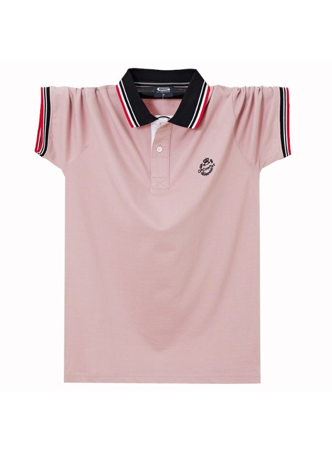 Summer Fashion Men Short Sleeve Polo Shirts Breathable Male Clothes Business Daily Casual Lapel Loose Tops - Image 1