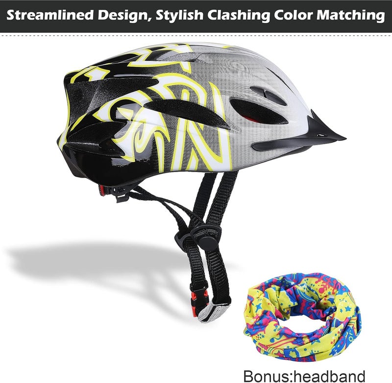 Zacro Adult Bike Helmet Lightweight for Men Women Comfort with Pads&Visor, Certified Bicycle Helmet for Adults Youth Mountain Road Biker - Image 2