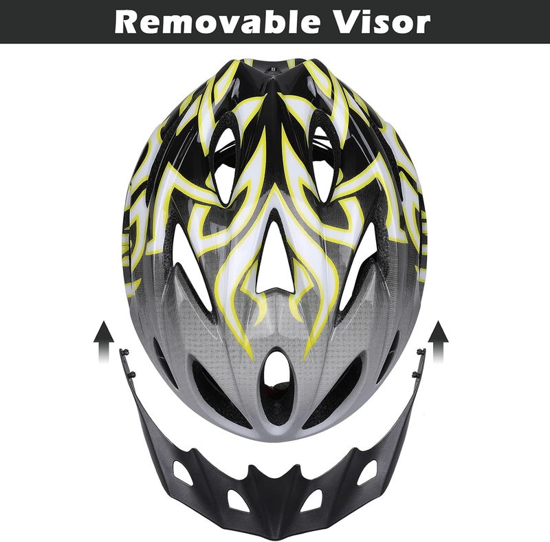 Zacro Adult Bike Helmet Lightweight for Men Women Comfort with Pads&Visor, Certified Bicycle Helmet for Adults Youth Mountain Road Biker - Image 3