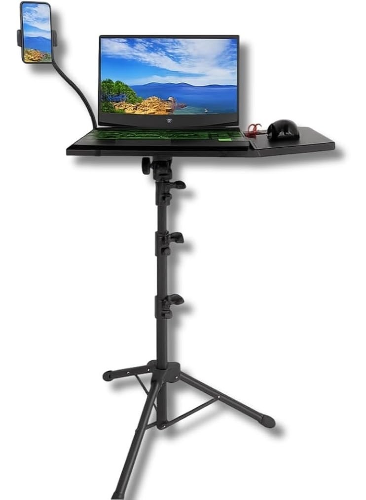 HXSJ SH-DJ-04 Adjustable Tripod Stand for Projector, Laptop, DJ Mixer, and Cameras - Image 2