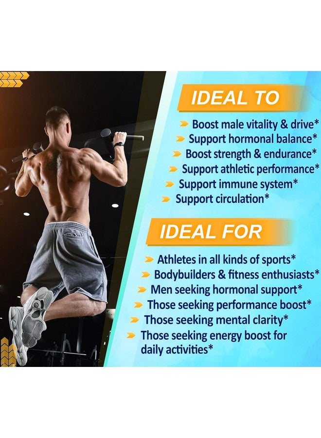 VEGATOT 6 in 1 High Strength Turkesterone Concentrated with Maca Root Fenugreek Tribulus Boost Energy Stamina 3-Month Supply (60 Count (Pack of 1)) - Image 4