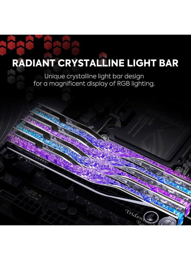 G.Skill Trident Z5 Royal Neo Series (AMD Expo) DDR5 RAM 32GB (2x16GB) 8000MT/s CL38-48-48-128 1.45V Desktop Computer Memory UDIMM - Silver (F5-8000J3848H16GX2-TR5NS) - Image 3
