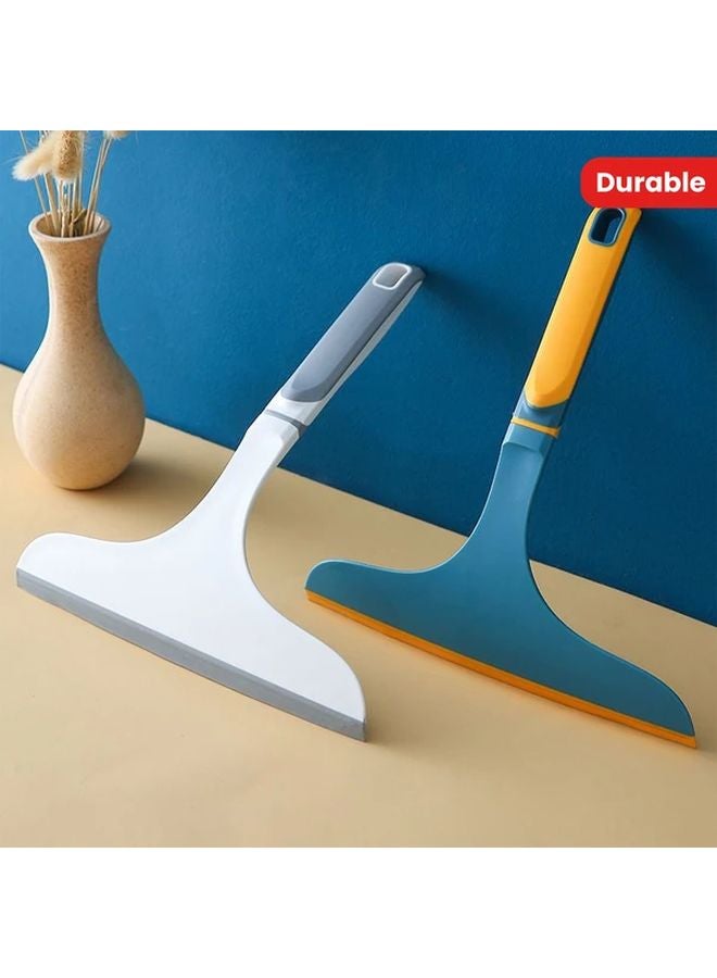 رمادي أبيض 2 في 1 مكشطة تنظيف زجاج احترافية للاستخدام المنزلي والتجاري - Image 2