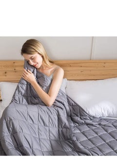 Weighted Blanket 21.5 lbs 60" x 80", Anti Anxiety Calming Heavy Blanket for Insomnia, Anxiety, Autism or Stress
