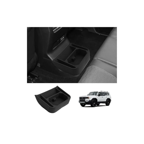LUWU Center Console Organizer for 2024 2025 2026 Toyota Land Cruiser Accessories Armrest Storage Box Tray Rear Seat Organizer Insert Tray Silicone Material Land Cruiser 250 2025 2026 Accessories - Image 1