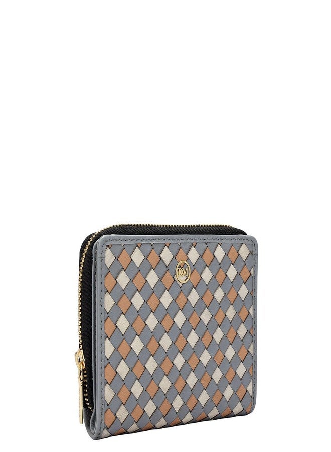 Da Milano Premium Leather Wallet for Women | Multi Compartment Travel Wallet - Grey (10382) - Image 2
