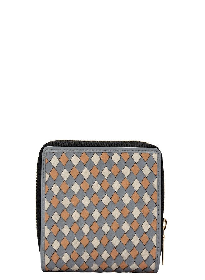 Da Milano Premium Leather Wallet for Women | Multi Compartment Travel Wallet - Grey (10382) - Image 3