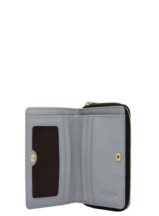 Da Milano Premium Leather Wallet for Women | Multi Compartment Travel Wallet - Grey (10382) - Image 4