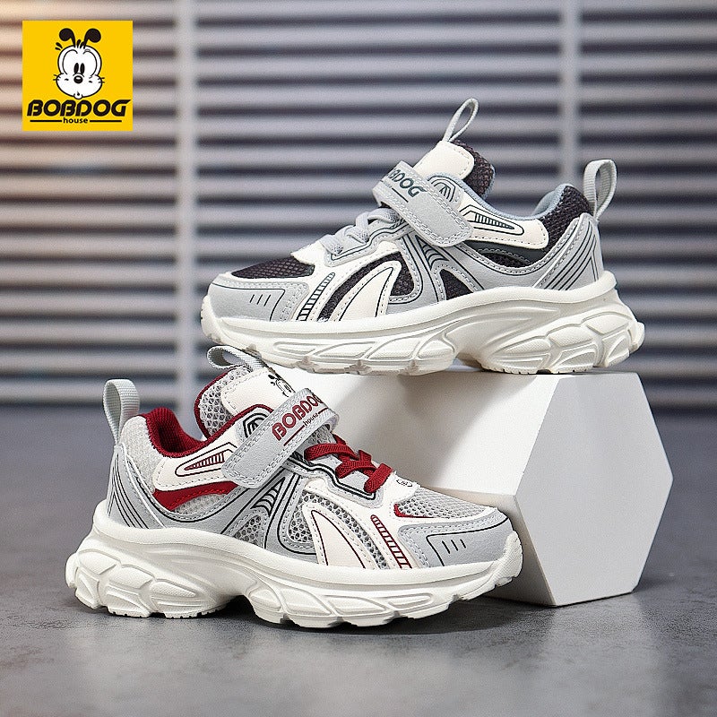 Babudou Kidsren'S Shoes Boys' Sports Shoes 2025 Breathable Kidsren'S Mesh Shoes Medium And Large Kidsren'S Single Mesh Casual Shoes - Image 2