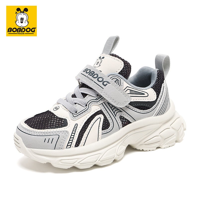 Babudou Kidsren'S Shoes Boys' Sports Shoes 2025 Breathable Kidsren'S Mesh Shoes Medium And Large Kidsren'S Single Mesh Casual Shoes - Image 1