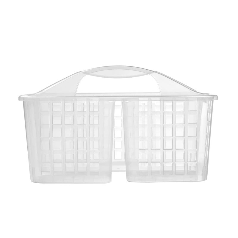 الينك سلة Caddy دش البلاستيك مع مقصورات محمولة تنظيف تنظيف منظم تخزين إمداد - Image 5