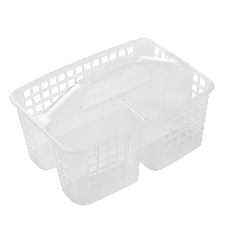 الينك سلة Caddy دش البلاستيك مع مقصورات محمولة تنظيف تنظيف منظم تخزين إمداد - Image 2