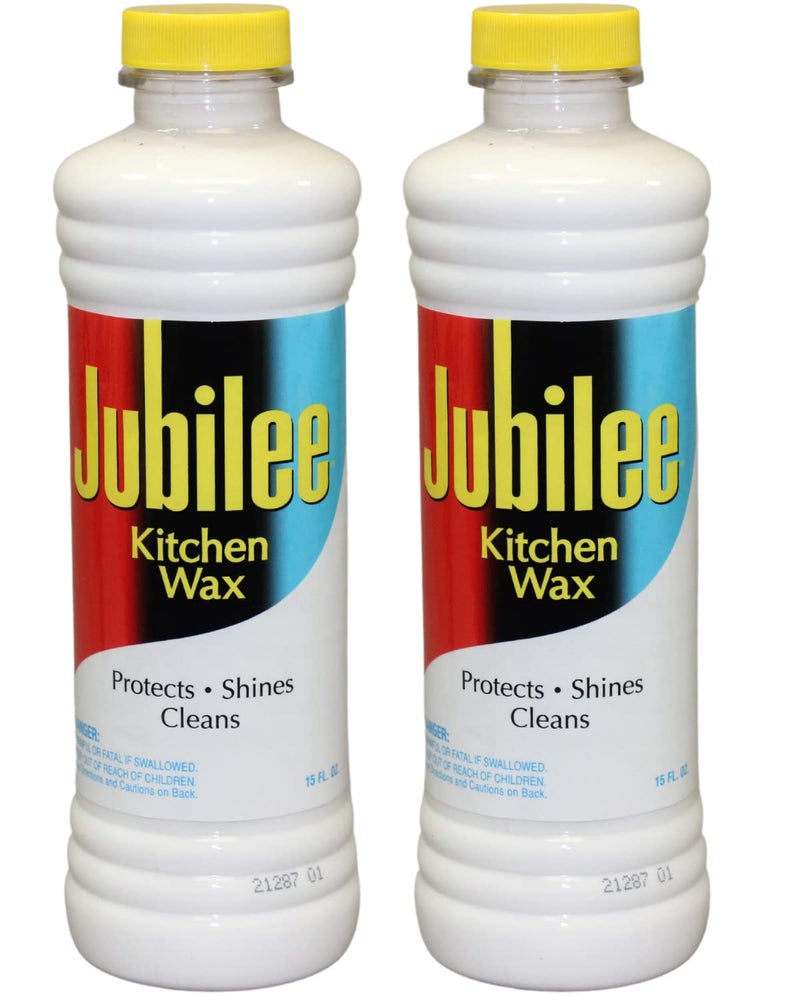 Jubilee Kitchen Wax (2-Pack) - Ultimate Kitchen Cleaner for Countertops, Appliances, and Cabinets/Clean & Shiny Surfaces/Easy-to-Use/Use for Countertops, Sinks, Tables, Tiles & More (524815) - Image 1