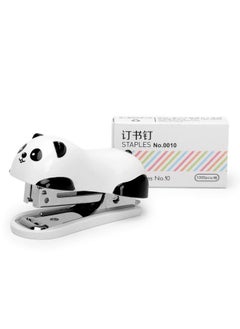 1 Pack Mini Panda Desktop Stapler For 10 Sheets Capacity With 1000 Pcs No.10 Staples For Paper Clips Staplers For Desk For Friends And Children(Panda) - pzsku/ZE7686F5A10C28C6B112BZ/45/_/1731926374/f8f70a41-c908-44cb-9a5a-38668edd6cb1