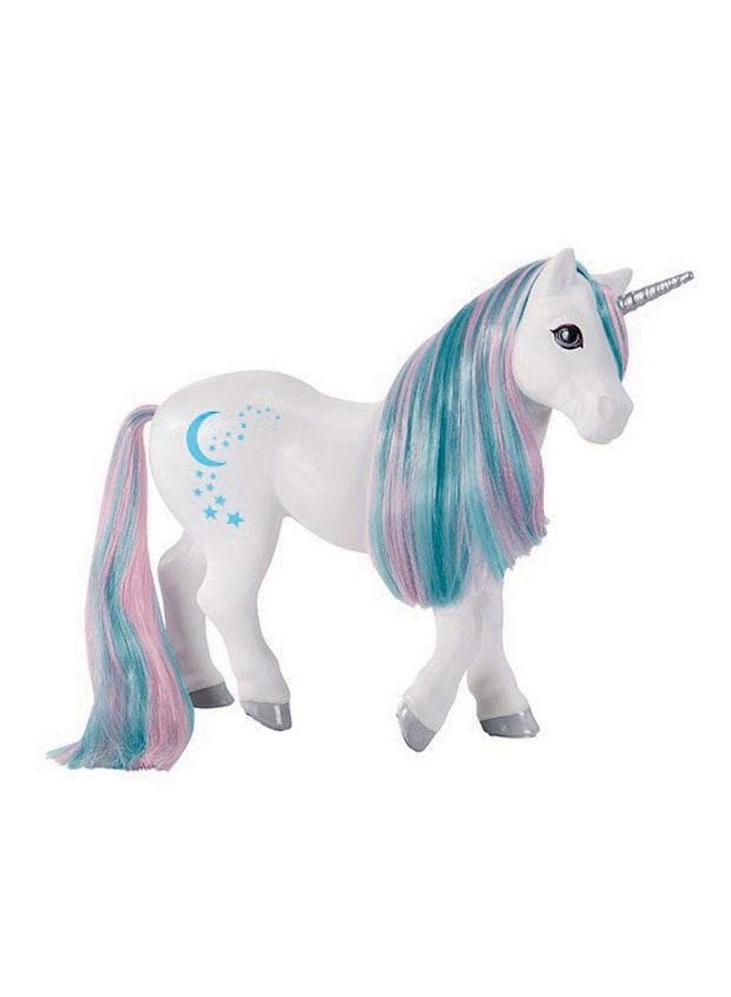 برير لعبة استحمام متغيرة اللون من Breyer Horses | Luna The Unicorn | أرجواني / وردي / أبيض مع لون أزرق مفاجئ | 8.5 بوصة × 7 بوصة | للأعمار من 3 سنوات فما فوق | الطراز رقم 7233، أرجواني، أبيض، وردي - Image 4