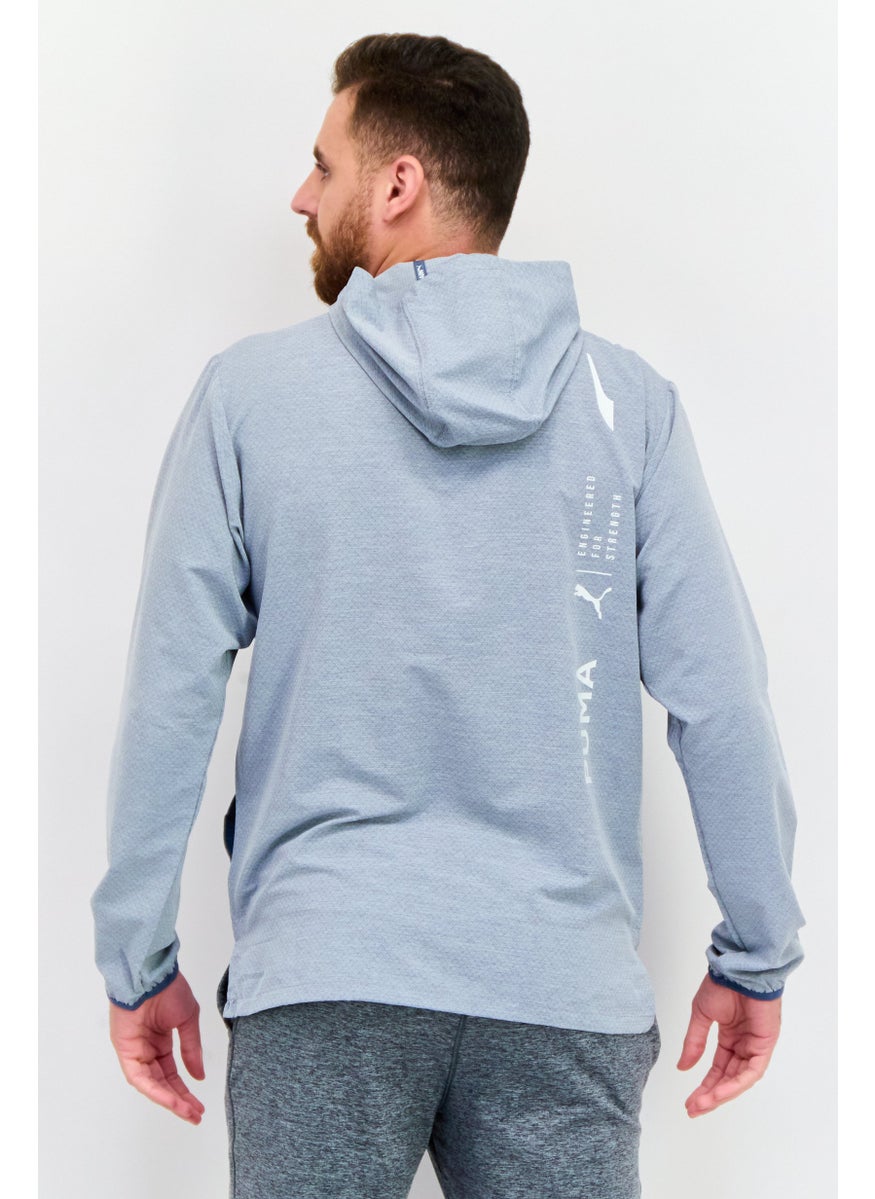 PUMA Men Sportswear Fit Long Sleeves Training Jacket, Grey  - Image 3