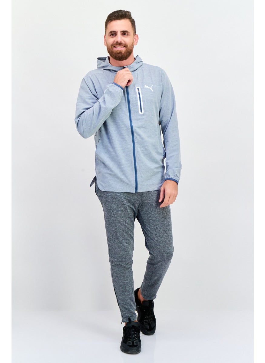 PUMA Men Sportswear Fit Long Sleeves Training Jacket, Grey  - Image 4