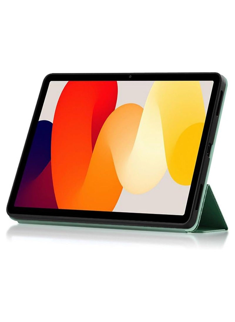 جراب متوافق مع جهاز Xiaomi Redmi Pad SE 2023 اللوحي مقاس 11 بوصة، جراب جلدي TPU خفيف الوزن للغاية مع حامل لجهاز لوحي جراب مقاوم للصدمات قوي - Image 3
