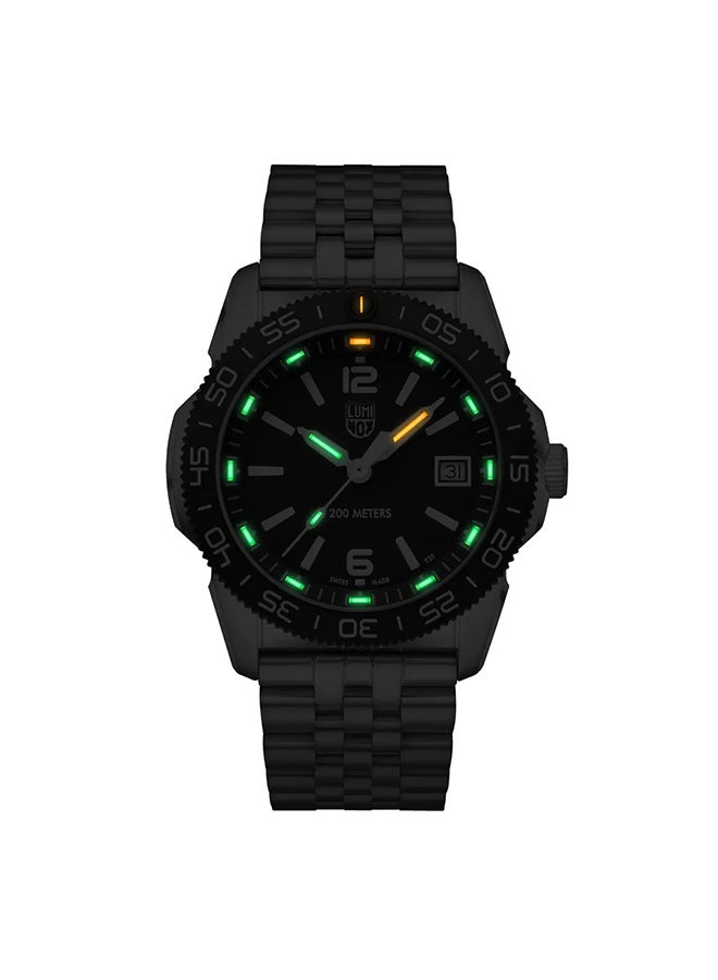 لومينكس ساعة يد نسائية دائرية من الستانلس ستيل . -  مم - Image 2