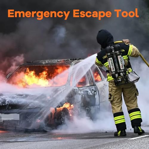 SINSEN 10 PCS Car Safety Hammer Emergency Escape Tool Auto Car Window Glass Hammer Breaker and Seat Belt Cutter Escape 2-in-1 for Family Rescue & Auto Emergency Escape Tools - Image 5