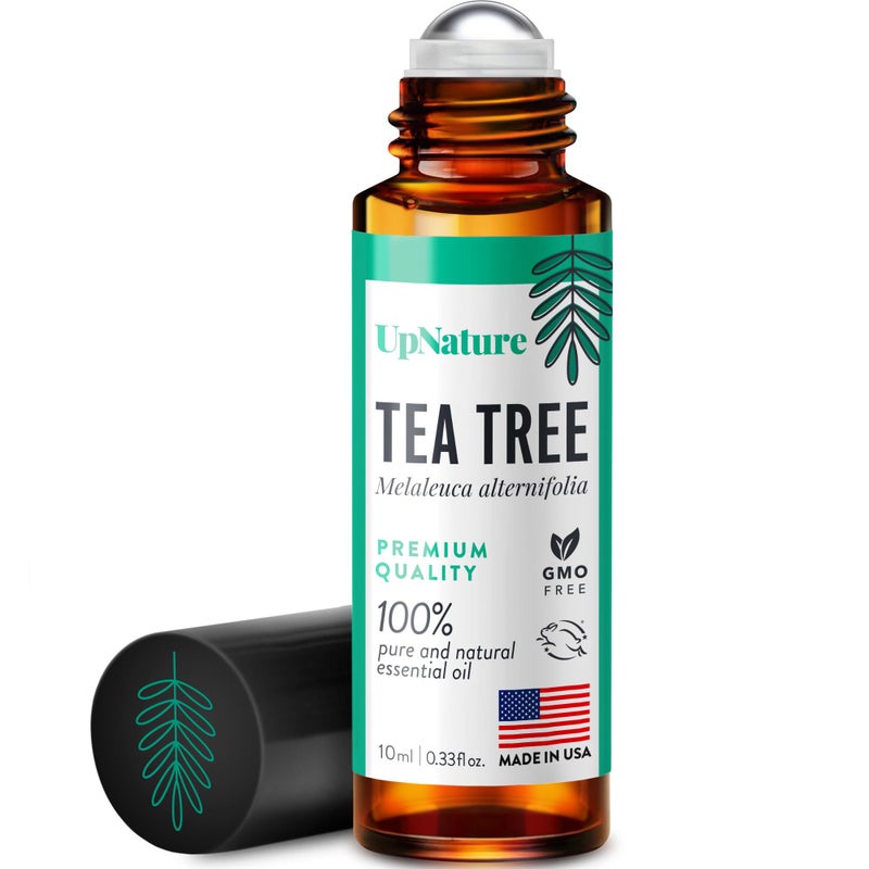 UpNature Tea Tree Essential Oil Roll On - 100% Natural Tea Tree Oil for Skin - Image 1