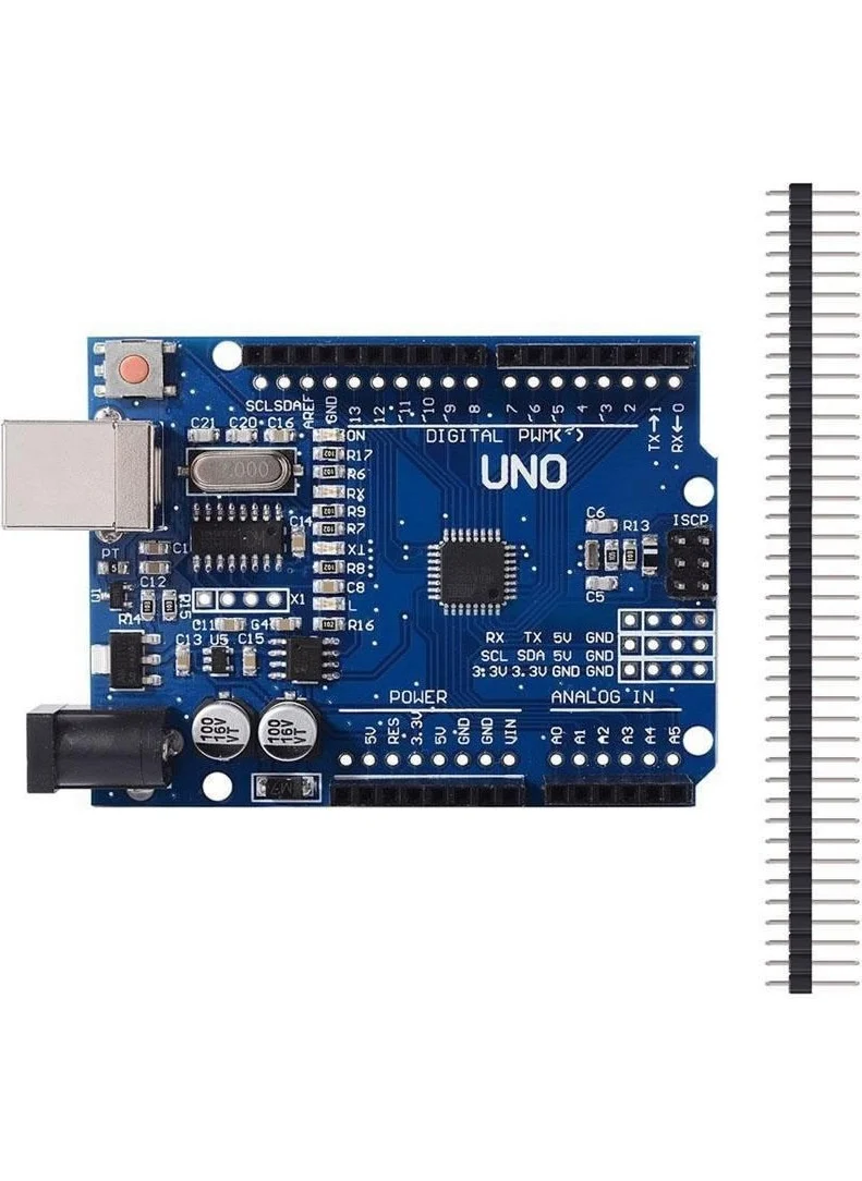 Robal Roba Arduino Uno R3 Clone ATMEGA328P Smd CH340 Open Source Software Development Board