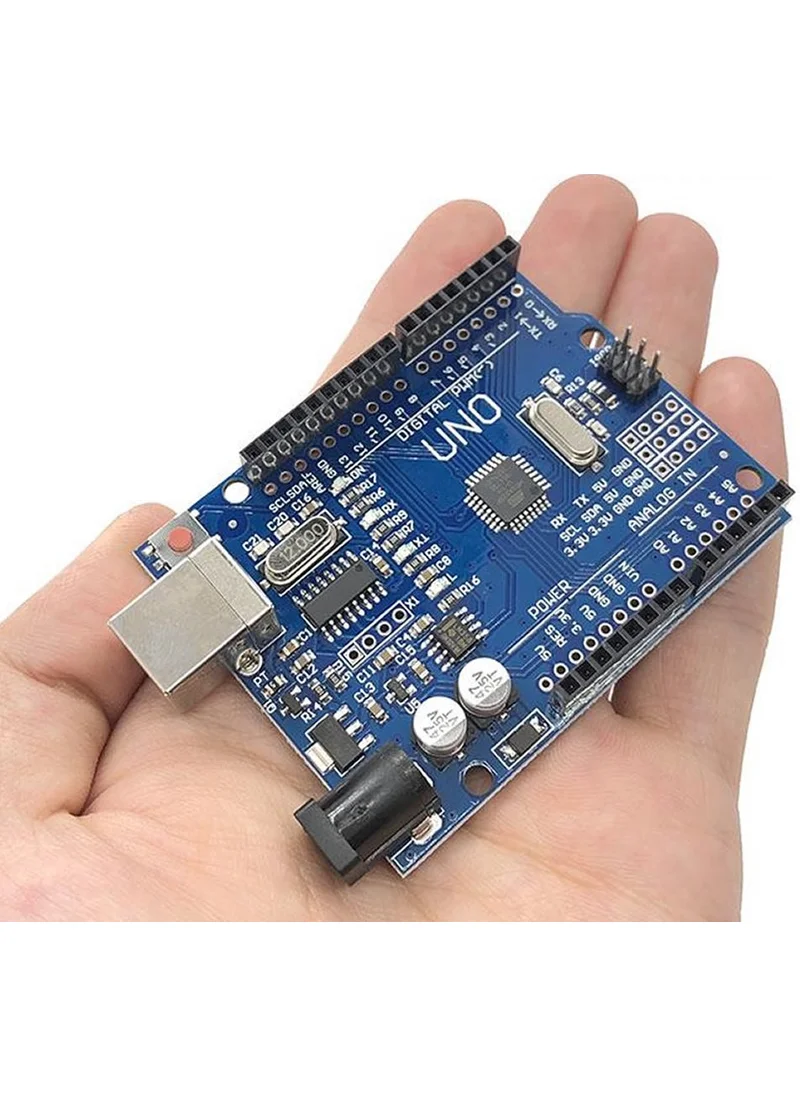 Robal Roba Arduino Uno R3 Clone ATMEGA328P Smd CH340 Open Source Software Development Board