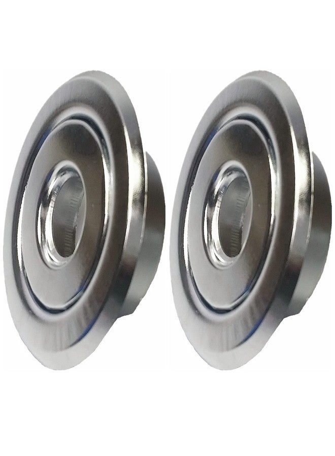 TunaMax (2 Pack) 1/2" IPS Fire Sprinkler Head Escutcheon Cover Plate Standard Cover Ring Chrome - Image 1