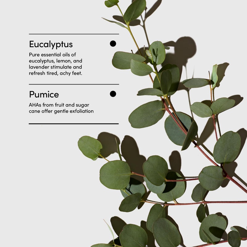 LATHER Foot Scrub with Pumice Stone - Gentle Exfoliating Foaming Foot Scrub for Skin - Cracked Heel Repair for Smooth, Soft Feet - Pedicure Foot Spa | 4 Oz - Image 4