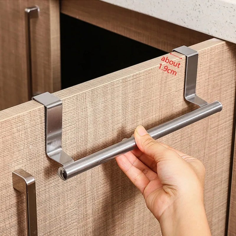 In-Stock Stainless Steel Hooks For Behind Doors, Kitchen And Bathroom Door Towel Hangers, Wall-Mounted, No-Drill Storage Racks - Image 3