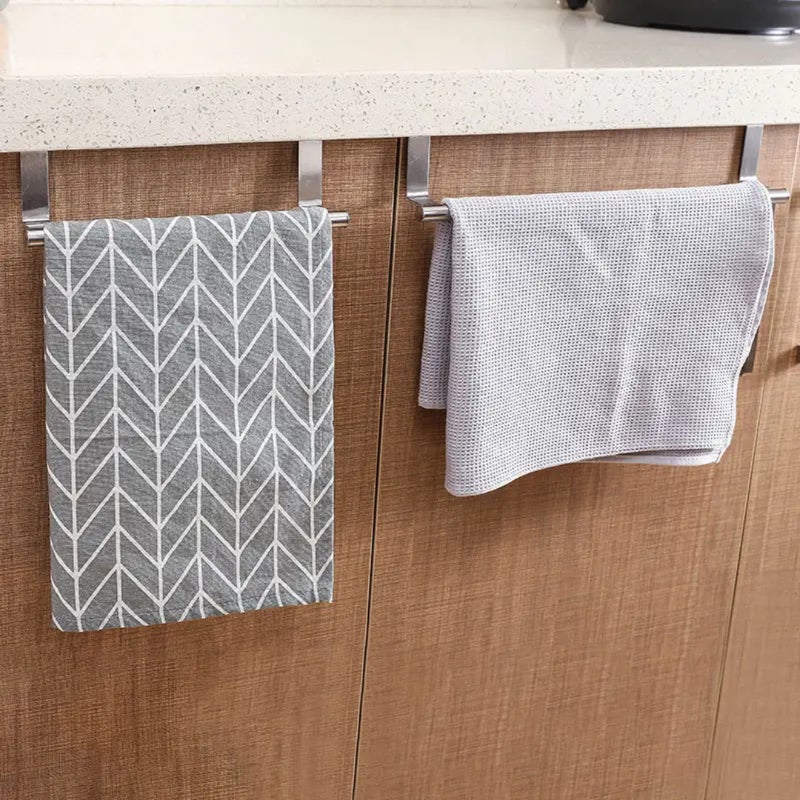 In-Stock Stainless Steel Hooks For Behind Doors, Kitchen And Bathroom Door Towel Hangers, Wall-Mounted, No-Drill Storage Racks - Image 2