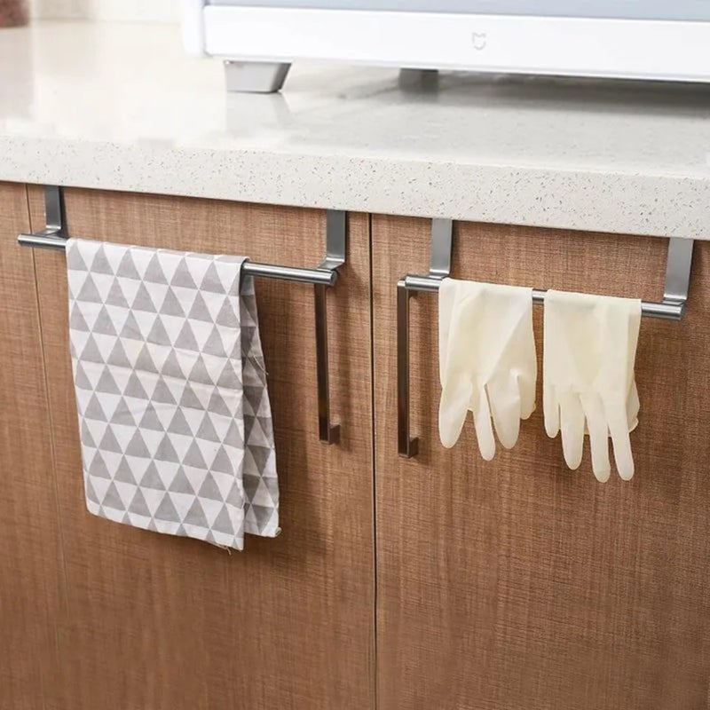 In-Stock Stainless Steel Hooks For Behind Doors, Kitchen And Bathroom Door Towel Hangers, Wall-Mounted, No-Drill Storage Racks - Image 4