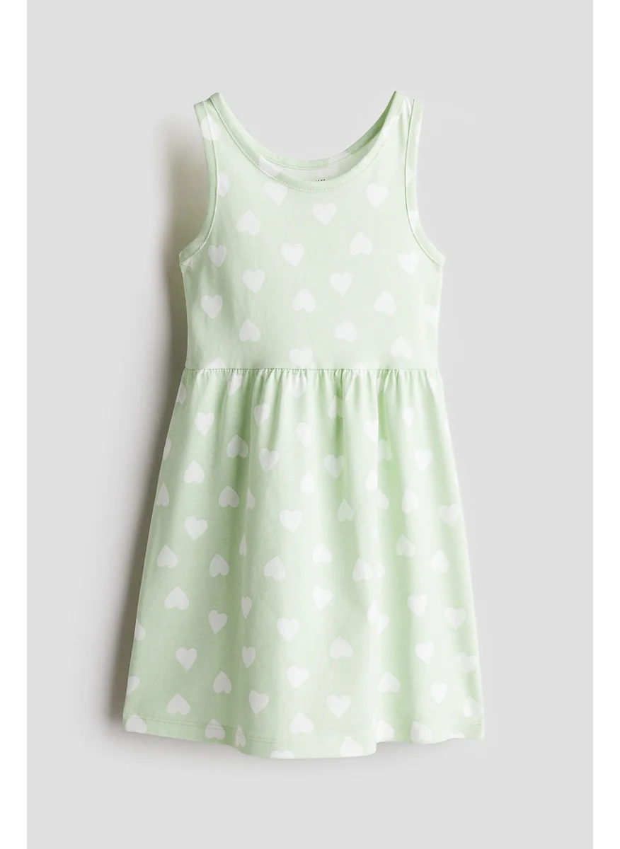 اتش اند ام Patterned Cotton Dress