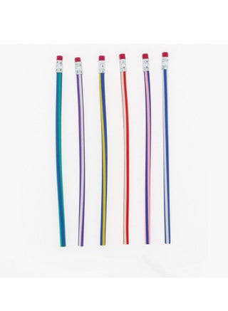 Flexible Bendable Pencils Soft Bendy Pencils Colorful Stripe Bendable Pencils Colored Bend Pencils with Eraser for School Prizes Kids Presents Teachers Classroom Supplies - pzsku/ZE76918609547D95B3735Z/45/_/1697177631/bb8ab132-cc71-4bcb-afc2-b9b30ac919cc