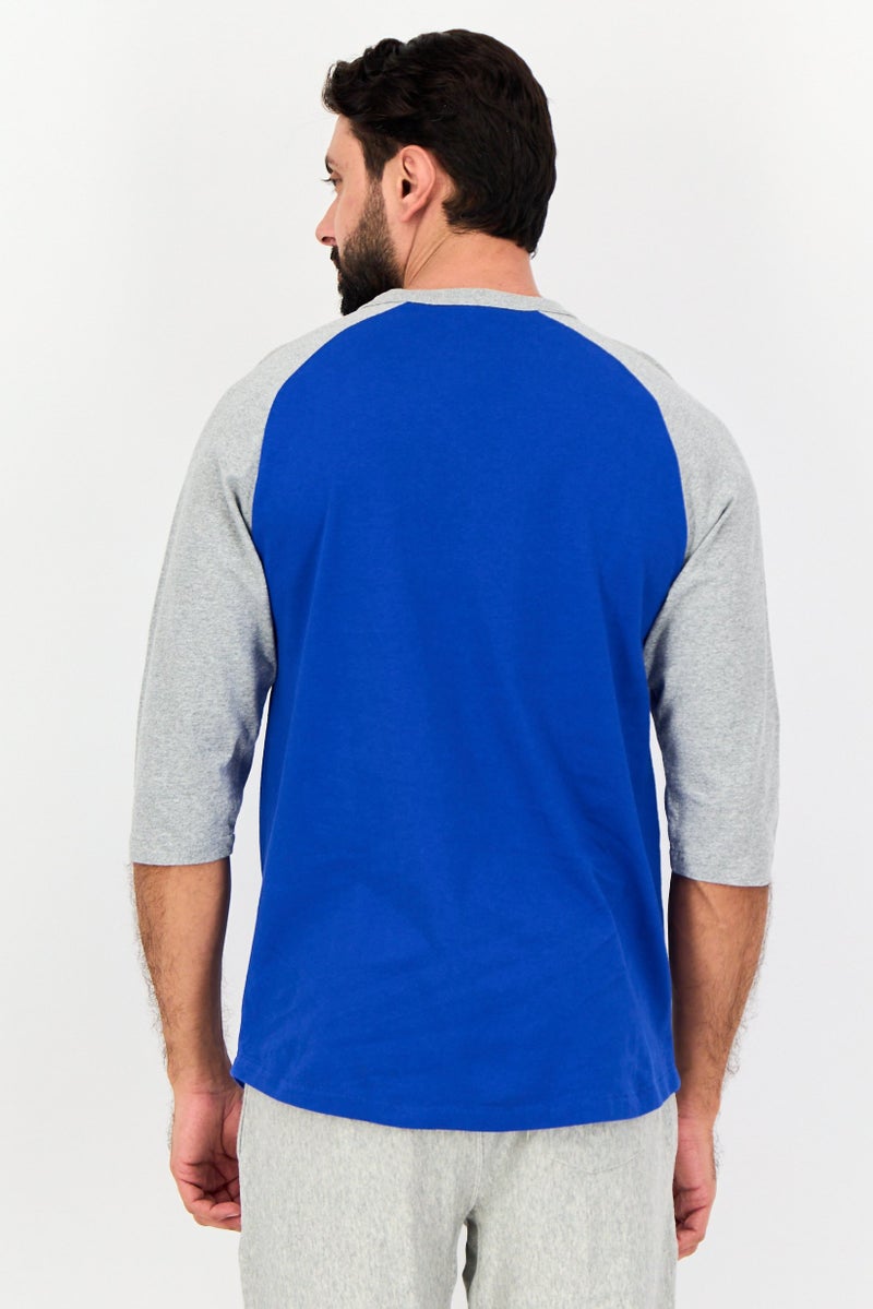 Champion تي شيرت رياضي للرجال بأكمام 3/4 مناسبة، خارجي، متعدد الألوان - Image 3