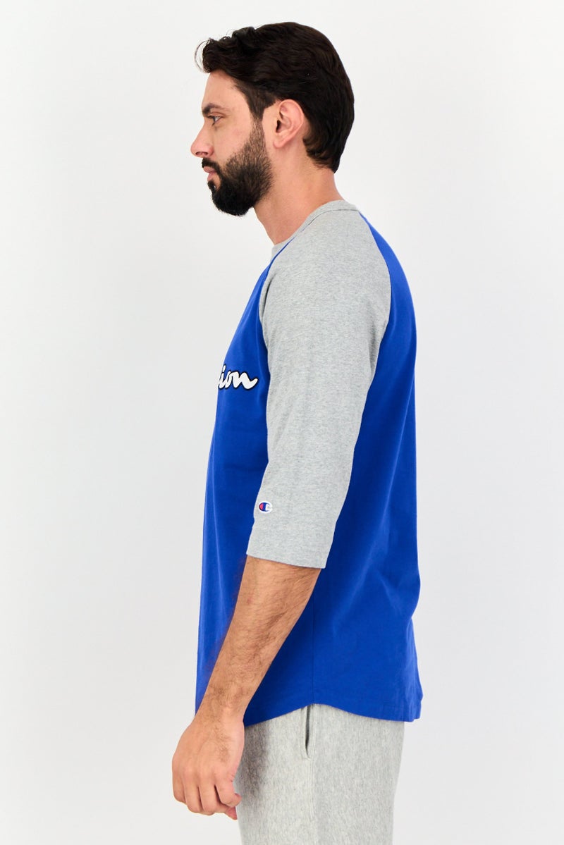 Champion تي شيرت رياضي للرجال بأكمام 3/4 مناسبة، خارجي، متعدد الألوان - Image 2