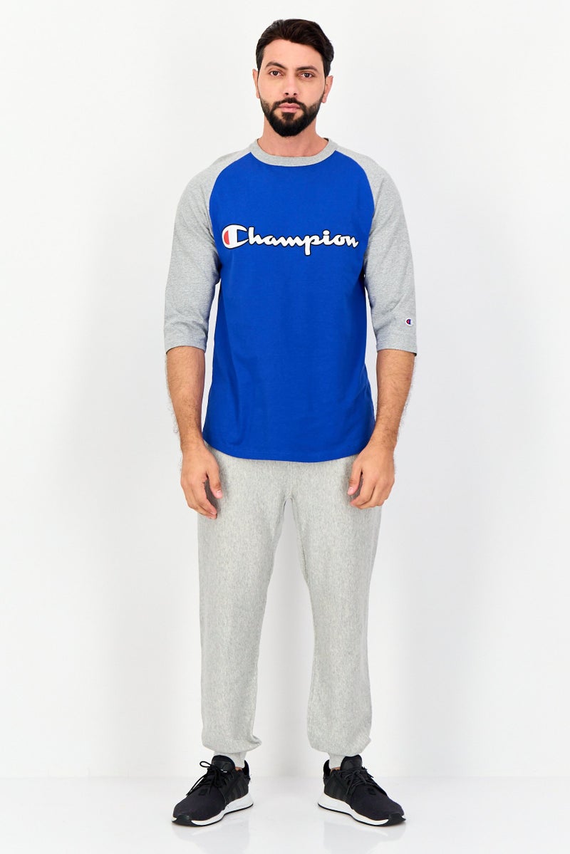 Champion تي شيرت رياضي للرجال بأكمام 3/4 مناسبة، خارجي، متعدد الألوان - Image 4