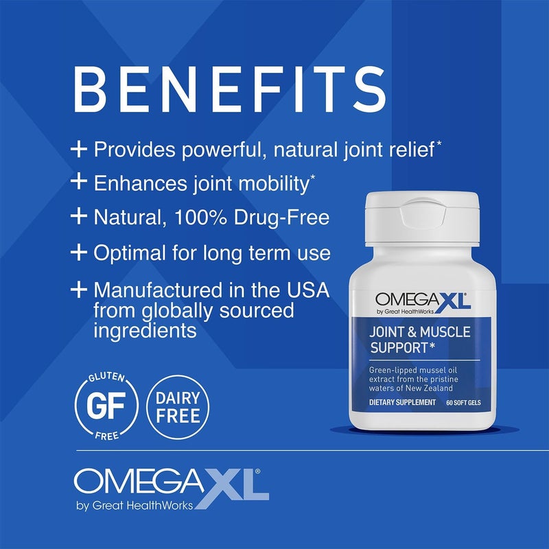 OmegaXL Powerful Joint and Muscle Support Supplement 60 Count  Probiotic XL  PreforPro DE111 Shelf Stable  Promote Healthy Gut Flora Growth 30 Veggie caps - Image 3