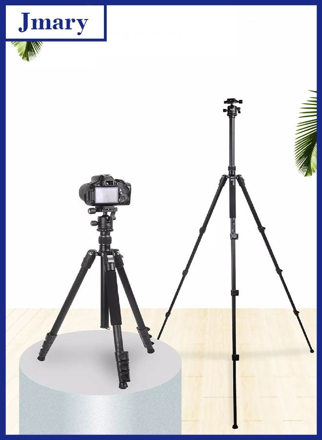 Jmary KT325+NB30 Camera Tripod Monopod Aluminum 360 Degree Ball Head Professional Tripod DSLR Tripod for Travel - Image 1